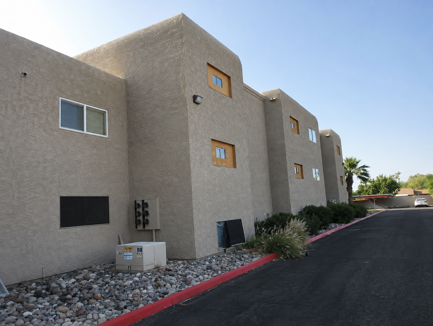 Exterior of the Multi-unit apartment complex in Mesa, AZ