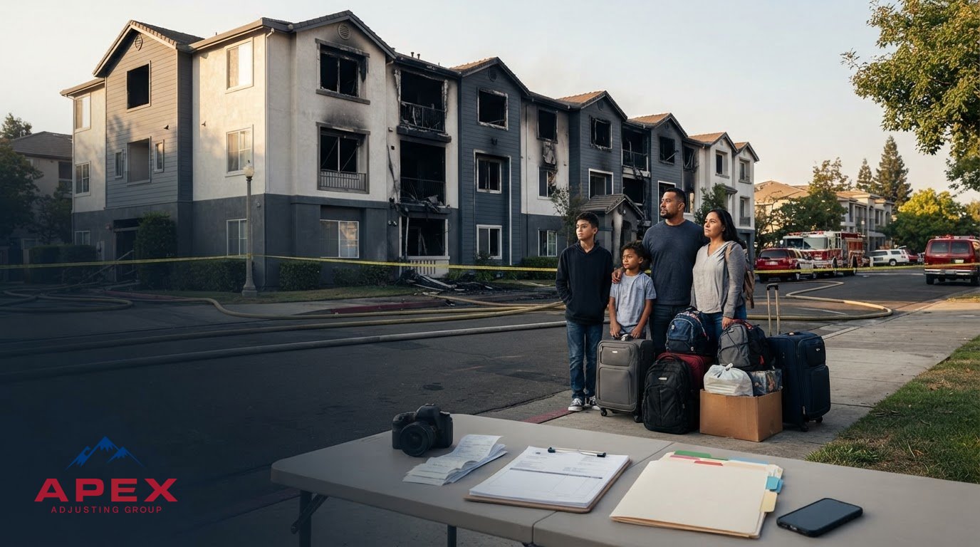 Sacramento Apartment Complex Fire Claim Help for ALE Advances