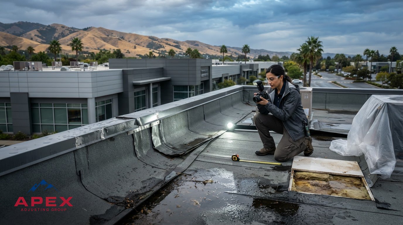 San Jose Commercial Roof Leak Insurance Claims